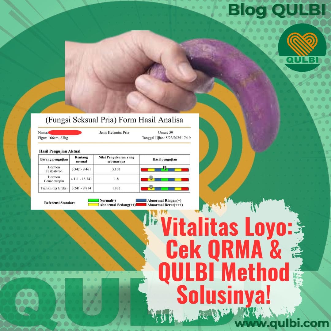 Read more about the article Vitalitas Loyo, Bukan Karena Usia! Tapi Karena Jalur Ini Tersumbat & QULBI Method Solusinya