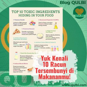 Read more about the article Makan Sehat itu Amanah: Kenali 10 Racun Tersembunyi dalam Makanan & Mulai Makan dengan Sadar ala QULBI Habits!