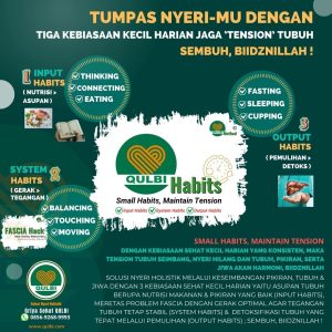 Read more about the article QULBI Habits – Small Habits Maintain Tension: Kebiasaan Sehat Holistik Ala QULBI
