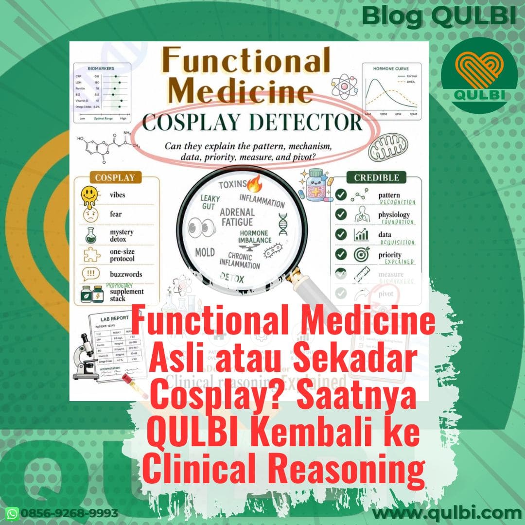 You are currently viewing Functional Medicine Asli atau Sekadar Cosplay? Saatnya QULBI Kembali ke Clinical Reasoning